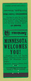Matchbook Cover - Traveler's Motel Park Rapids MN Perkins Americana GREEN
