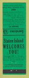 Matchbook Cover - Saint George NY Perkins Americana GREEN
