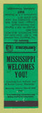 Matchbook Cover - RM Stephens Ashland MS Perkins Americana GREEN