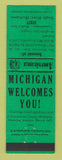 Matchbook Cover - Blight's Sons Eagle River MI Perkins Americana GREEN