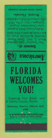 Matchbook Cover - Bristol FL Perkins Americana GREEN