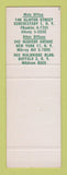 Matchbook Cover - Ter Bush Powell Insurance Schenectady Buffalo NY