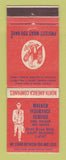 Matchbook Cover - Walter Insurance Service East Molien IL