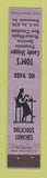 Matchbook Cover - Tom's Candy Shoppe Homestead PA 12 Strike