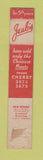 Matchbook Cover - Jeub's Meats Minneapolis MN WEAR 10 Strike