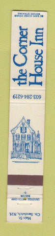 Matchbook Cover - Corner House Inn Sandwich NH 10 Strike