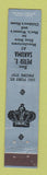 Matchbook Cover - Peter Sakuma Shoes  12 Strike