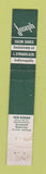 Matchbook Cover - Joseph Salon Shoes Indianapolis IN WEAR 10 Strike