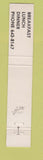 Matchbook Cover - Flame Restaurant St Ignace MI 10 Strike