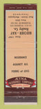Matchbook Cover - Aetna Insurance Beecher Kay Real Estate Wildwood NJ