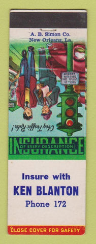 Matchbook Cover - Ken Blanton Insurance
