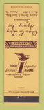 Matchbook Cover - Chas Day Insurance Aurora IL WEAR
