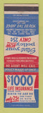 Matchbook Cover - American Life Accident Insurance St Louis MO