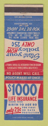 Matchbook Cover - American Life Accident Insurance St Louis MO