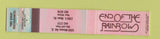 Matchbook Cover - End of the Rainbow Restaurant  10 Strike