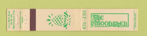 Matchbook Cover - The Woodshed Moultonboro NH 10 Strike