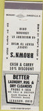 Matchbook Cover - Better Laundry Dry Cleaners Lebanon OH