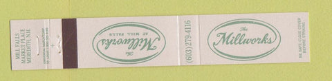 Matchbook Cover - The Millworks Meredith NH 10 Strike