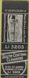 Matchbook Cover - South Central Cleaners Kansas City MO