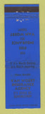 Matchbook Cover - Van Woert Insurance Schenectady NY WEAR