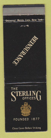 Matchbook Cover - Sterling Insurance New York City WEAR