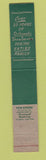 Matchbook Cover - Child Life Kids Shoes Benjamin Green Pittsburgh PA 10 Strike