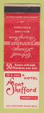 Matchbook Cover - Hotel Mont Shefford Granby QC WEAR #1