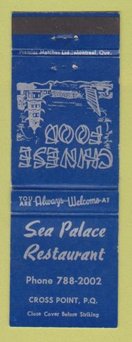 Matchbook Cover - Sea Palace Restaurant Cross Point QC Chinese