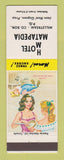 Matchbook Cover - Hotel Motel Matapedia Millstream QC hillbilly WEAR