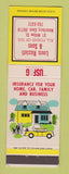 Matchbook Cover - USF&G Insurance Louis Ricciuti Waterbury CT