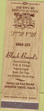 Matchbook Cover - Black Beard's Restaurant Mission Viejo CA