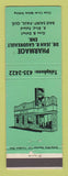 Matchbook Cover - Pharmacie Dr Jean Gaudreault Baie Saint Paul QC WEAR