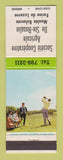 Matchbook Cover Societe Cooperative Agricole De Ste Rosalie QC Farine de Luzerne