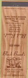 Matchbook Cover - Black Beard's Restaurant Mission Viejo CA