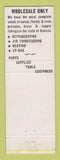 Matchbook Cover - Superior Supply Air Conditioning Refrigeration Wichita KS