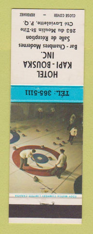 Matchbook Cover - Hotel Kapi Bouska Laviolette QC