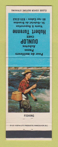 Matchbook Cover - Hubert Turenne Dunlop St Gabriel de Brandon QC
