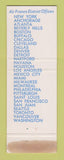 Matchbook Cover - Air France Airline WORN