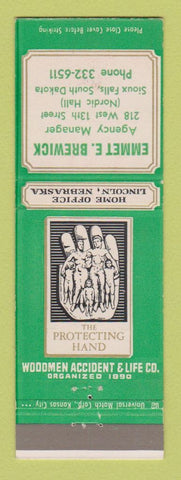 Matchbook Cover - Emmet Brewick Insurance Sioux Falls SD
