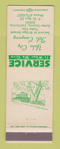 Matchbook Cover - Yuba City Title Company Sutter County CA