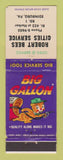 Matchbook Cover - Cities oil gas Robert Bees Edinburg PA WEAR