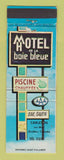 Matchbook Cover - Hotel Motel Baie Bleue Carleton Quebec QC