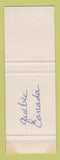 Matchbook Cover - Hubert Turenne Dunlop St Gabriel de Brandon QC