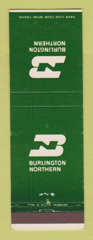 Matchbook Cover - Burlington Northern Railroad