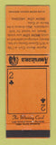 Matchbook Cover - Show Low AZ Perkins Americana ORANGE
