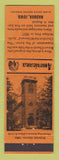 Matchbook Cover - Little Brown Church Nashua IA Perkins Americana ORANGE