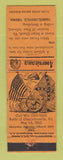 Matchbook Cover - Chancellorsville VA Civil War Perkins Americana ORANGE