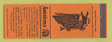 Matchbook Cover - Piasa Bird IL Perkins Americana ORANGE
