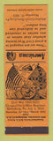 Matchbook Cover - Gettysburg PA Civil War Perkins Americana ORANGE