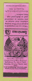 Matchbook Cover - Gettysburg PA Civil War Perkins Americana PINK